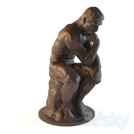 Sculpture rodin thinker